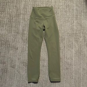 Lululemon cropped leggings, size 0